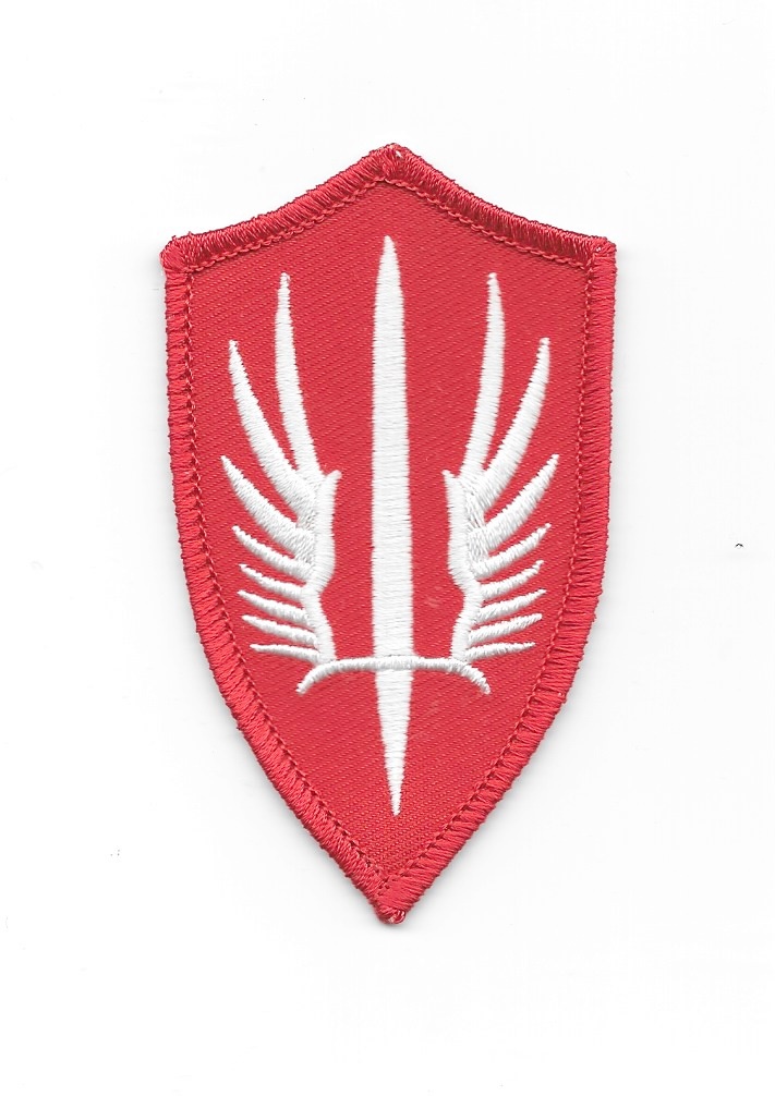 Battlestar Galactica BSG-75 B&W Badge Embroidered Patch Sew/Iron on 10cm 