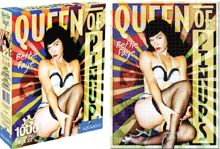 Bettie Page Queen of Pinups 1000 Piece Jigsaw Puzzle NEW UNUSED SEALED