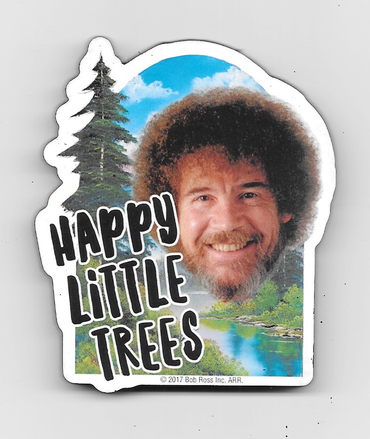 Bob Ross The Joy of Painting Happy Little Trees Chunky Die-Cut