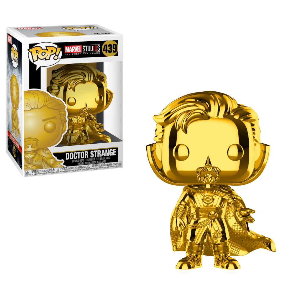 Marvel Studios First 10 Years Doctor Strange Gold Chrome Vinyl POP