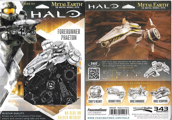 Metal Earth Halo UNSC Scorpion