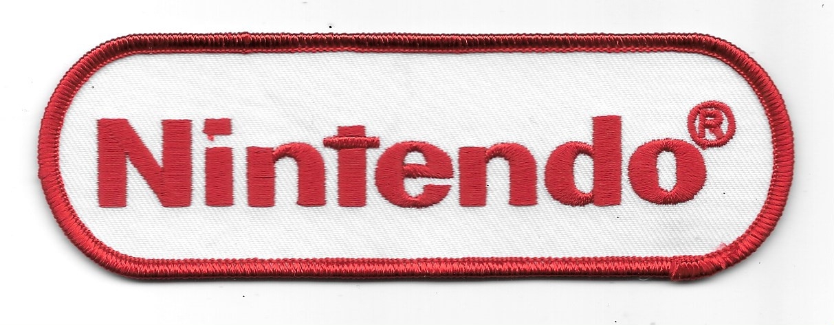 Nintendo Video Games Name Logo Embroidered UNUSED | Starbase Atlanta