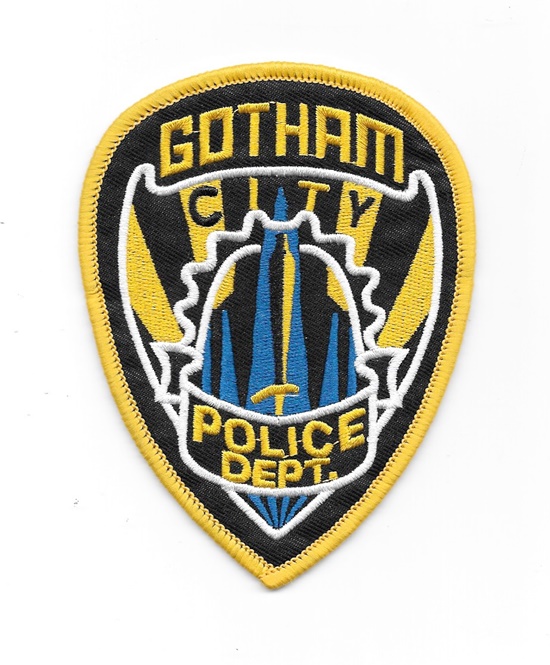 Batman Dark Knight City of Gotham Cosplay Shield Set of 3 Patches 