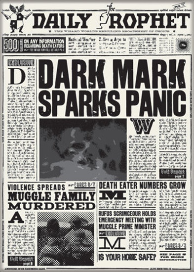 Картинки газет из гарри поттера