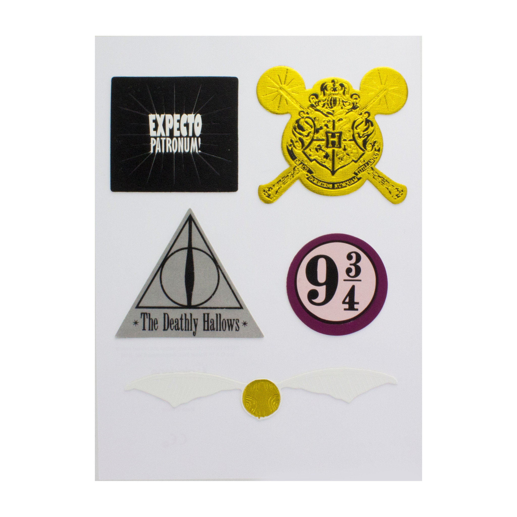Harry Potter Accessories High Quality /"Leather Look/" Sticker Set aby