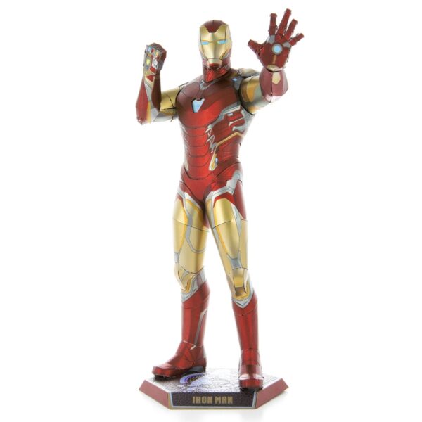 Marvel Comics Infinity Saga Iron Man Armor Metal Earth ICONX 3D Steel ...