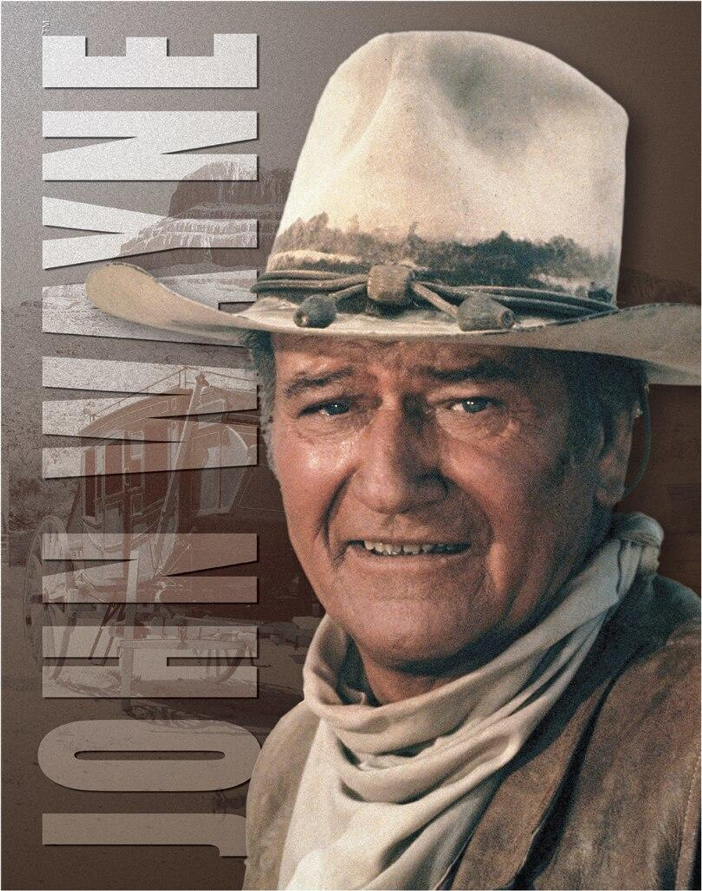 John Wayne Stagecoach Titled Western Large Photo Reproduction Tin Sign  UNUSED, image size:1009x1280