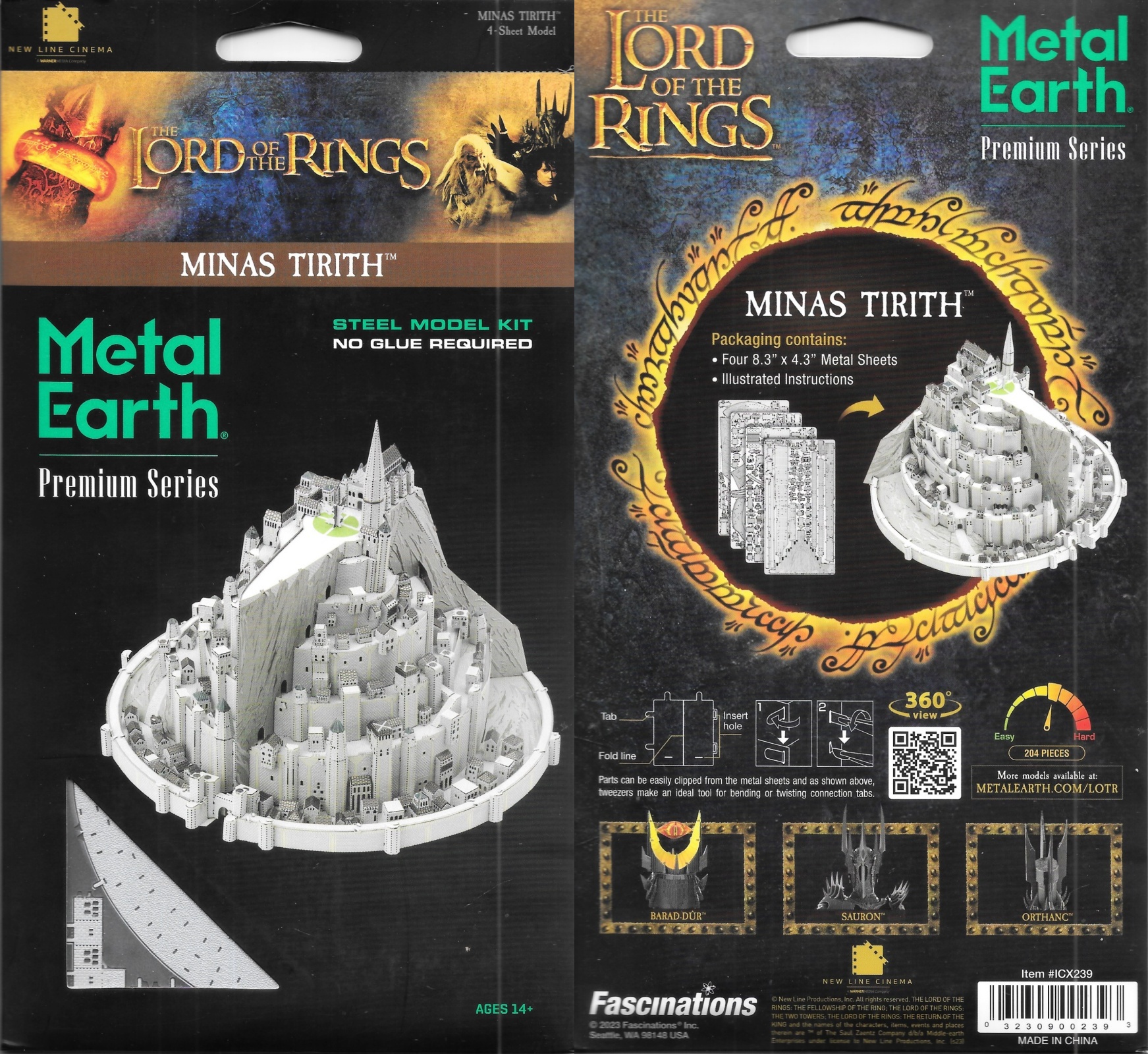 Metal earth Metallmodell IconX - Lord Of The Rings - Minas Tirith