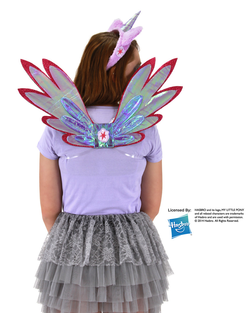 NEW UNUSED My Little Pony Twilight Sparkle Glitter Wings Costume Accessory 