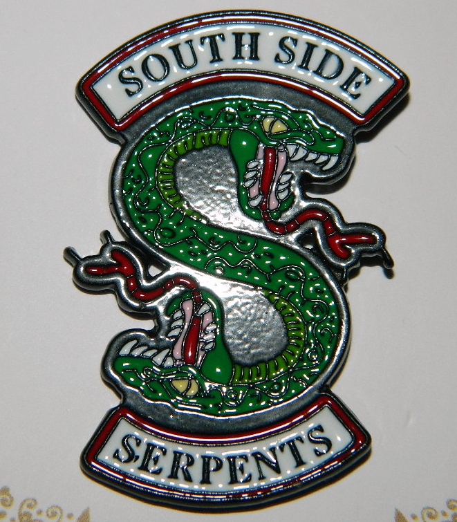 Riverdale South Side Serpents 1 Pins NEUF en Métal et Verre Brooch 