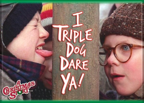 A Christmas Story Movie I Triple Dog Dare Ya! Photo Refrigerator ...