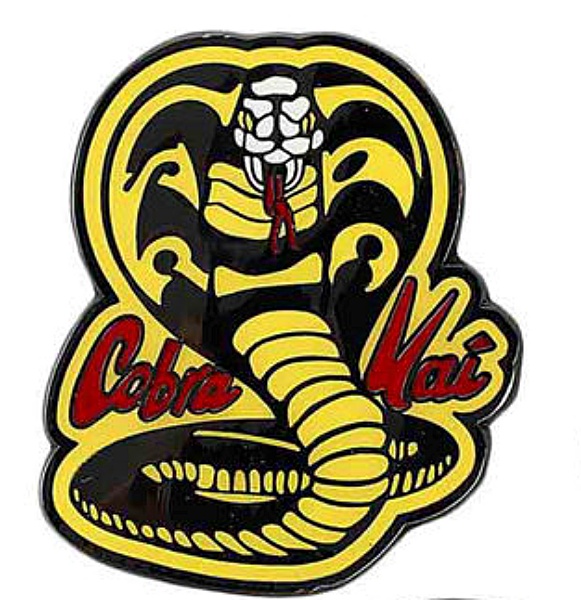 Cobra Kai dojo logo badge poster image metal plaques signs TV Karate Kid