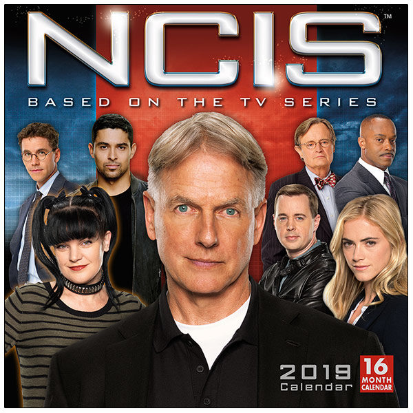 NCIS TV Series 16 Month 2019 Photo Wall Calendar NEW SEALED Starbase
