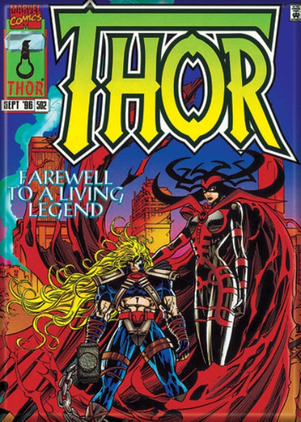 Marvel Comics Thor Comic Book Cover 502 Photo Refrigerator Magnet