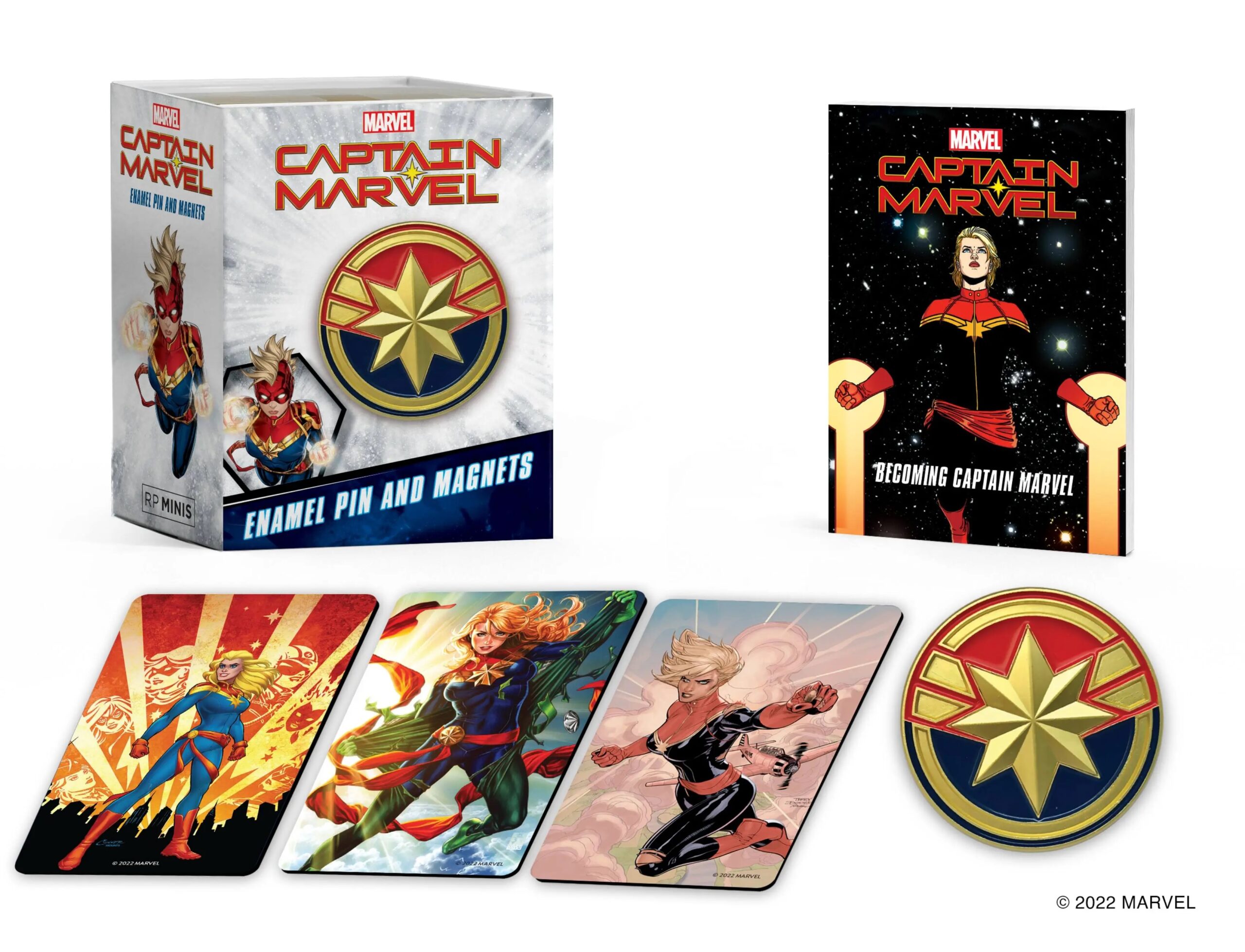 Captain Marvel Exclusive Pin Set Revealed