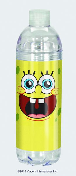 SpongeBob SquarePants Laughing Face Twist Open 24 oz. Acrylic Water Bottle