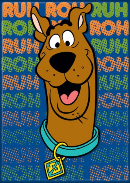 Magnet Aimant Frigo Ø38mm Scooby Doo Scoubidou TV Dessin Animé Animation