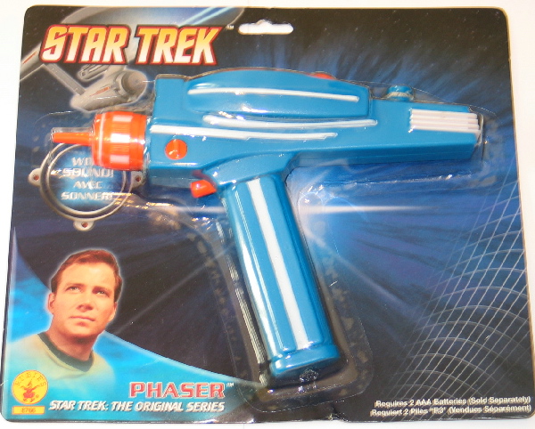 The Next Generation TV Series Phaser Gun Costume Toy Rubies NEW MOC Star Trek 
