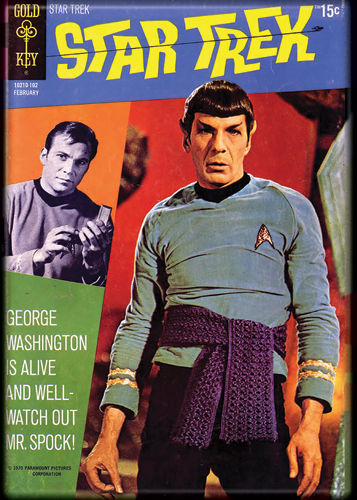 Magnet Aimant Frigo Ø38mm Star Trek Science Fiction Enterprise Spock Kirk 