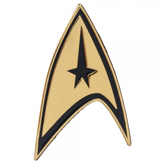 Star Trek Classic Starfleet Academy Command Logo Peel Off Sticker Decal UNUSED 