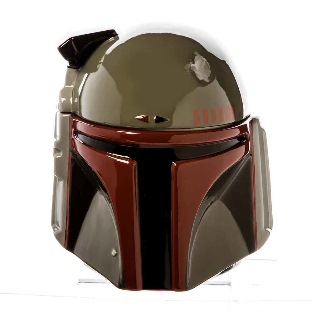 Star Wars 3D Sculpted Boba Fett Helmet Ceramic Mug