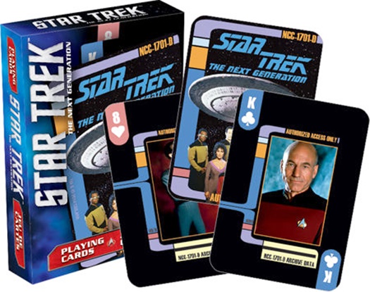 Star Trek: The Next Generation TV Series Photo Illustrated Playing