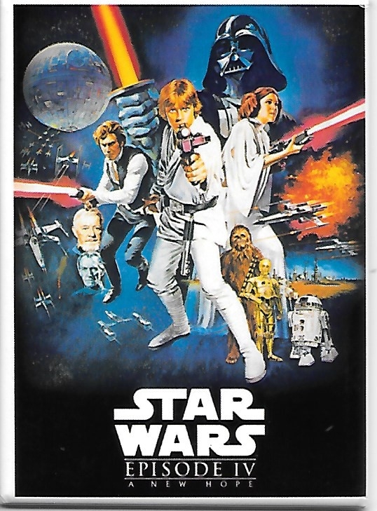 Star Wars Episode IV A New Hope Movie Poster Image Refrigerator Magnet 