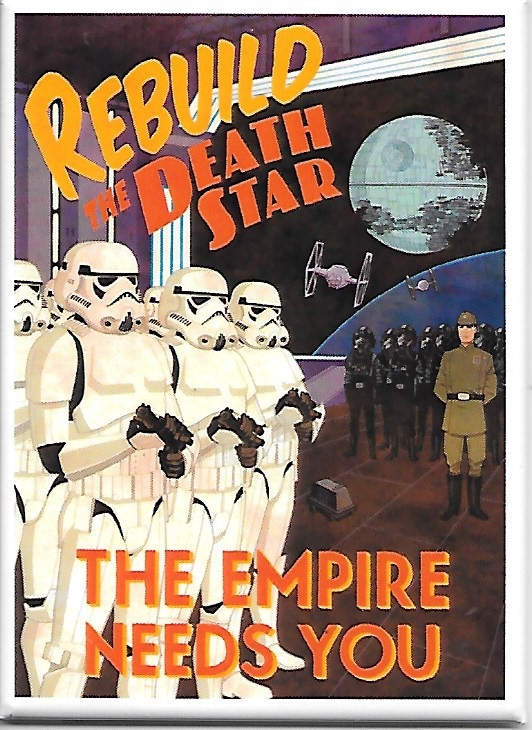 Star Wars See The Empire Join The Empire Poster Image Refrigerator Magnet UNUSED 