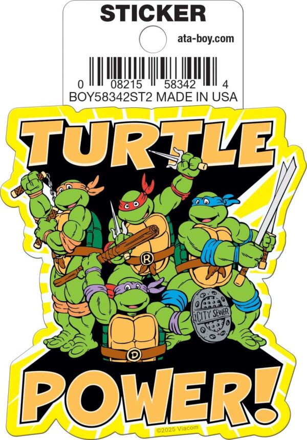 Turtlebox Ranger Yeti Sticker Teenage Mutant Ninja Turtles Turtle Power Team Baggage or Yeti 3 ...