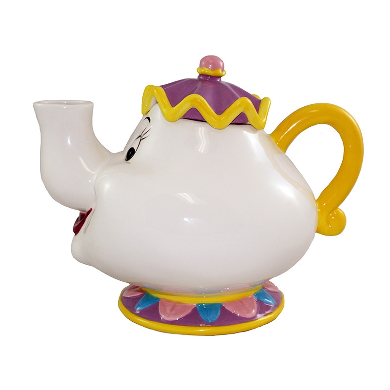 Walt Disney's Beauty and the Beast Mrs. Potts 48 oz Ceramic Teapot ...