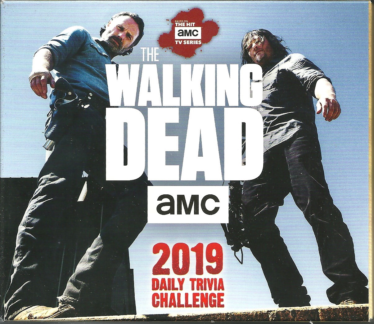 The Walking Dead Daily Trivia Challenge 12 Month 2019 Desk Calendar NEW